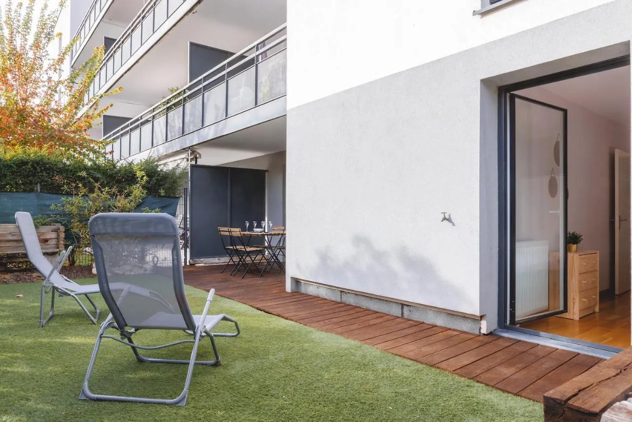 Superbe Appartement Terrasse Rdc - New Location Bourg-en-Bresse Apartment