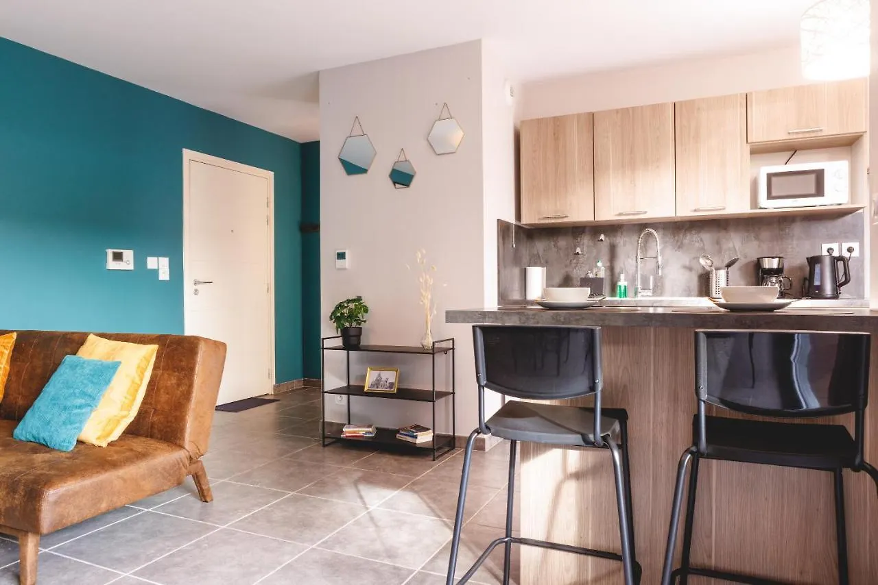Superbe Appartement Terrasse Rdc - New Location Bourg-en-Bresse Apartment